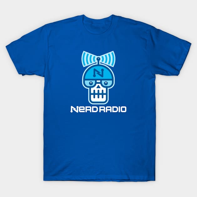 Nerd Radio Skull Tee T-Shirt by nerdradiofm